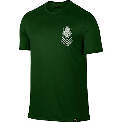 Camiseta Tradicional DryFit Caveira Soldier Treiner Ref 902