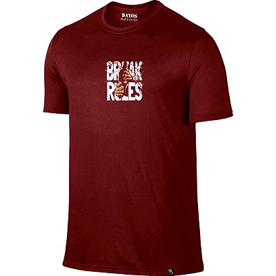 Camiseta Tradicional DryFit Break Rules Ref 914