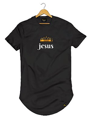 Camiseta Longline Algodão Team Jesus Ref 611