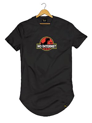 Camiseta Longline Algodão Jurassic Failure Ref 01