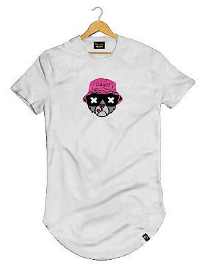 Camiseta Longline Algodão Bear Boina Ref l05