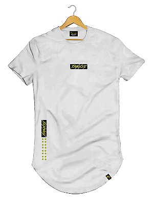 Camiseta Longline Algodão Designer Gold Ref l08