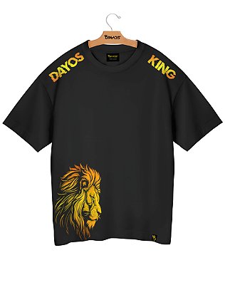 Camiseta Oversized Algodão Lion King Ref o02
