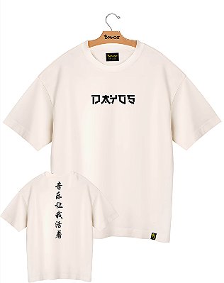 Camiseta Oversized Algodão Dayos Japan Ref o09