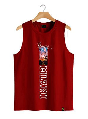 Camiseta Regata Algodão Dayos Miami Ref R18