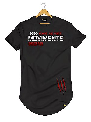 Camiseta Longline Algodão Dayos Moviment Ref l66