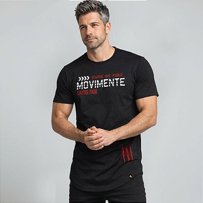 Camiseta Longline Algodão Dayos Moviment Ref l66