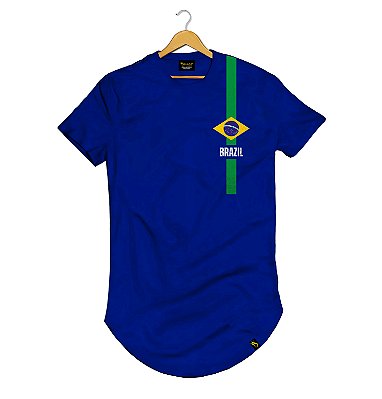 Camiseta Longline Algodão Dayos Brasil Ref l73