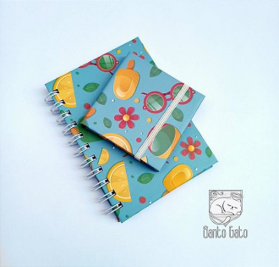 Caderno e Bloco Picolé de Limão