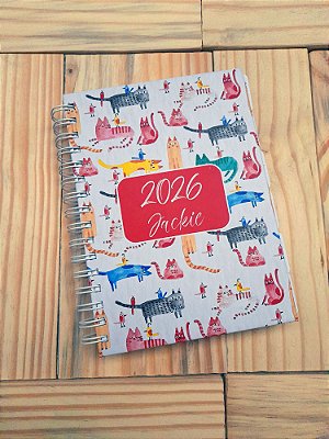 Planner 2026 - Gato Aquarela