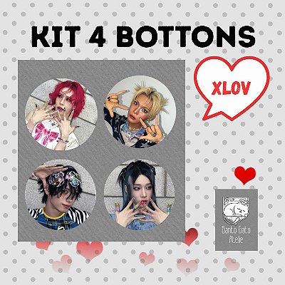 Bottons XLOV - KPOP Idol