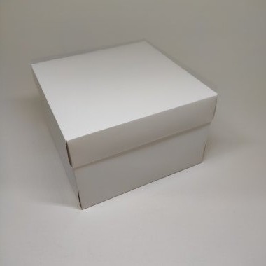 10un. Caixa Cubo Md - Branco