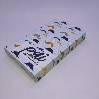 10un. Caixa 01 Barra Chocolate 250g ou 260g - Bigode Color