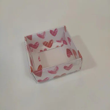 10un. Caixa 01 Bem Casado ou Flor de Sakura Acetato - Heart Color