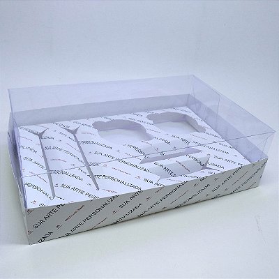 Caixa Kit Confeiteiro Cupcake Acetato - Personalize