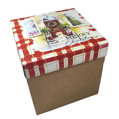 10un. Caixa Panetone MD box kl - Sweet Christmas
