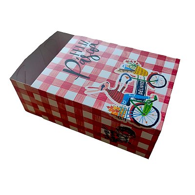 10un. Caixa 01 Ovo de Colher 250g Gaveta - Bike Bunny