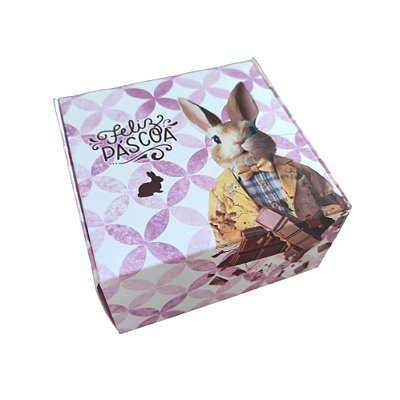 10un. Caixa 04 doces Basculante - Rabbit Top