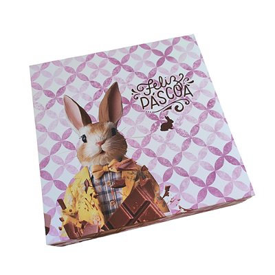 10un. Caixa Borda 09 doces Gaveta - Rabbit Top
