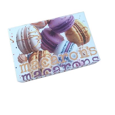 10un. Caixa 10 Macarons Gaveta - Doce Macarons