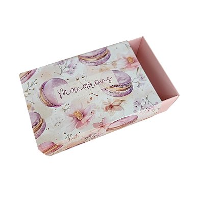 10un. Caixa 10 Macarons Gaveta - The Rose