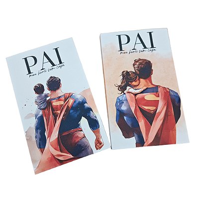 10un. Caixa 01 Barra Chocolate 300g - Super Dad