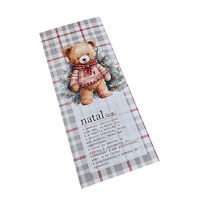 10un. Caixa Borda 12 doces Gaveta - Urso de Natal