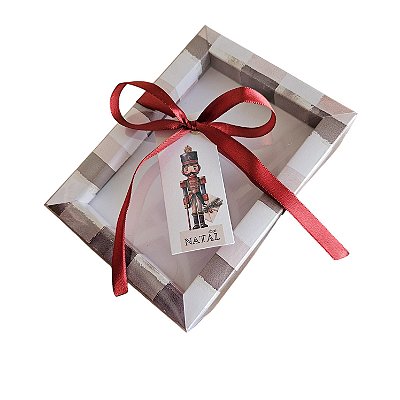 10un. Caixa 6 Bombons ou Biscoito - Doce Natal