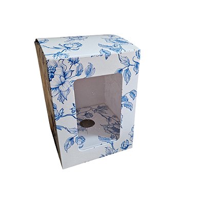 10un. Caixa 01 Ovo Inteiro em Pé 100g ou 150g  Blue Easter