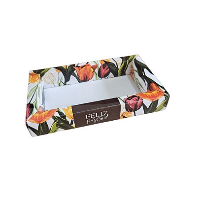10un. Caixa 01 Barra Chocolate 300g Acetato - Tulipe