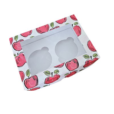 10un. Caixa 02 Cupcake Visor - Apple