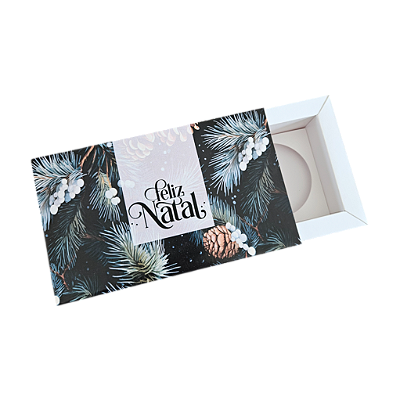10un. Caixa para 2 latinhas de vela de 90 ml - Green Tree