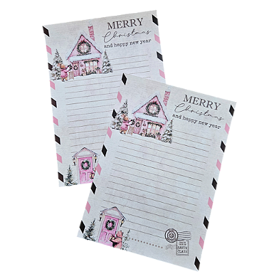 20un. Papel de Carta Timbrado - Rabbit and Bear