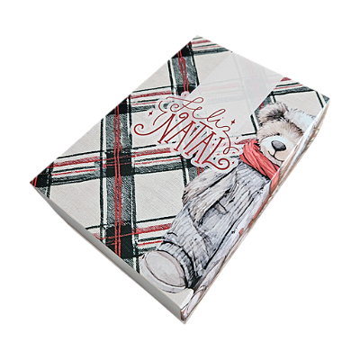 Caixa Borda para 1 Velas Whisky 7x9  - Tree Bears