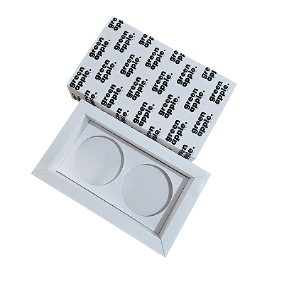 Caixa para 2 latinhas de vela de 90 ml - Personalize