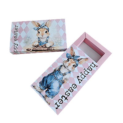 10un. Caixa 01 Barra Chocolate - Coelha Ana