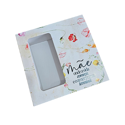 10un. Caixa Borda 09 doces Gaveta Visor - Flores Amarelas