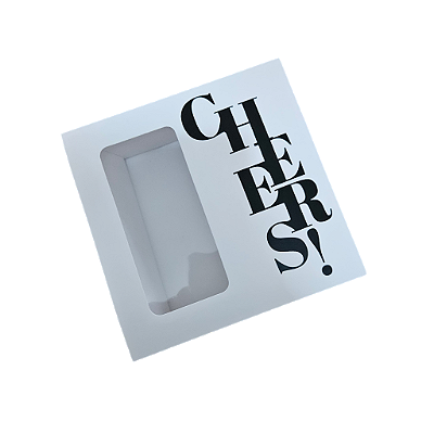 10un. Caixa Borda 09 doces Gaveta Visor - Cheers