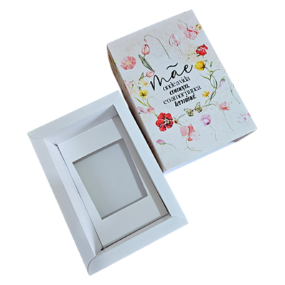 Caixa Borda para 1 Velas Whisky 7x9 - Flores Amarelas