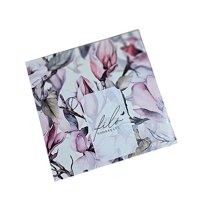 10un. Caixa Borda 09 doces Gaveta - Flores de Primavera