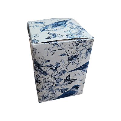 10un. Caixa Vela Whisky - Birds Blue 2