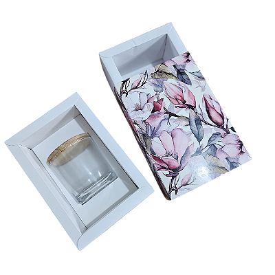 DUPLICADO - Caixa Borda para 1 Velas Whisky 7x9 - Birds Blue 2