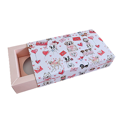 DUPLICADO - 10un. Caixa para 2 latinhas de vela de 50 ml - Flores Amarelas