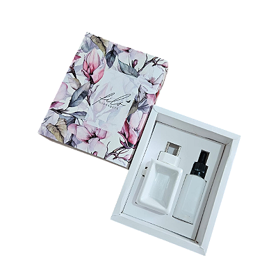 Caixa Borda para 1 difusor tomada + essência - Flores de Primavera