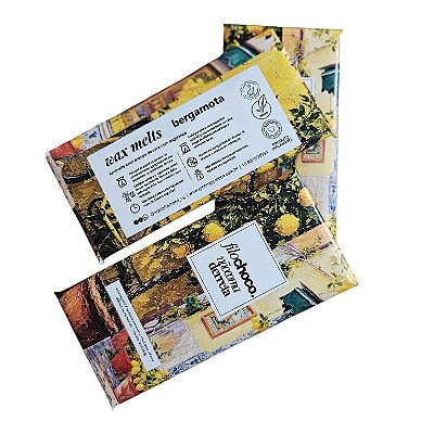 Wax Melts Pastilhas Perfumadas de Cera Vegetal 50g - BERGAMOTA