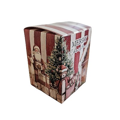 10un. Caixa vela Whisky -Bear Christmas