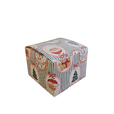 10un. Caixa 01 Vela Pote Patê - Funny Christmas