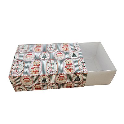 10un. Caixa 10 Macarons Gaveta - Funny Christmas