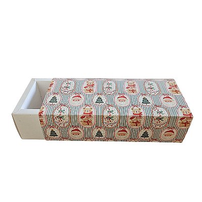 10un. Caixa para 3 velas de 70g - Funny Christmas