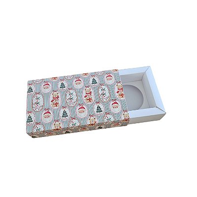 10un. Caixa para 2 latinhas de vela de 90 ml - Funny Christmas